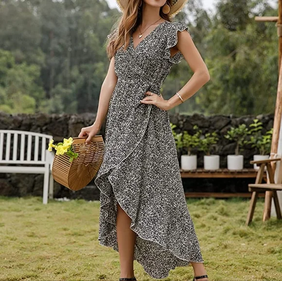 Bohemian maxi dresd - Picture 1 of 4